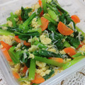 ＊＊ラテ＊＊'s cooksnap of when they made 鉄分補給!小松菜としらすと卵の生姜和え.