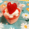 やす☆0710's cooksnap of when they made 子供と作る！簡単イチゴのムース.