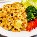 悠愛らぶ☆'s cooksnap of when they made 揚げ蓮根のメープルマスタード風味.