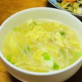 はっぴぃ☆モソモ's cooksnap of when they made ほっこり簡単☆もやしと卵の生姜スープ.