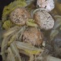 クック00Q0QZ☆'s cooksnap of when they made 大きい肉団子と春雨の台湾風鍋〜獅子頭鍋〜.