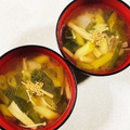 みぽぽ37's cooksnap of when they made 簡単1品！長ネギとエノキの中華スープ.