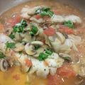 ０１４＊８３１'s cooksnap of when they made 志麻さんの鯛のデュグレレ風　鱈で代用.