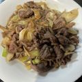 ＭＩ−ＳＡＮ's cooksnap of when they made 牛肉と長葱のオイスター炒め.