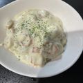 ＭＩ−ＳＡＮ's cooksnap of when they made ヘルシー！竹輪でマカロニチーズ風.