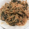 あのと's cooksnap of when they made 簡単！旨い！もやしとわかめのスタミナ和え.