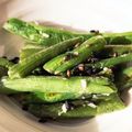 マンゴーがだいすき♪'s cooksnap of when they made お弁当箱のすき間に☆いんげんのごま塩和え.