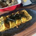 リクりく's cooksnap of when they made 朝ご飯に☺納豆入りのだし巻き卵.