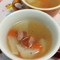 赤い電話's cooksnap of when they made 大根とにんじんの生姜スープ.