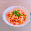 Rina☻'s cooksnap of when they made 和えるだけ簡単おつまみササミチーズキムチ.