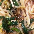 ☆ayami☆26's cooksnap of when they made 栄養満点♪　にらともやしのナムル.