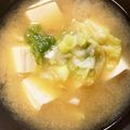 ˚✧₊⁎ゆう˚✧₊⁎'s cooksnap of when they made 白菜＆豆腐の味噌汁.