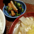 ひっこ's cooksnap of when they made ほっこり。大根葉とさつま揚げの炒め煮.
