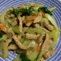 ちちはる♪'s cooksnap of when they made 簡単♪豚肉とセロリのオイスターソース炒め.