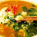 みなとのまんま's cooksnap of when they made ちょい辛☆煮込み/辛ラーメン☆お餅入り.
