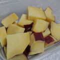 まな姫's cooksnap of when they made レモンできれい色✿サツマイモのほんのり煮.