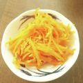 トリノオリンピック☆'s cooksnap of when they made にんじんとツナのしょうがきんぴら.