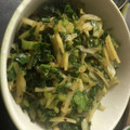 クックQGDQPT☆'s cooksnap of when they made 旨い！カブの皮のきんぴら.