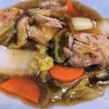 takumay's cooksnap of when they made 家にあるもので！白菜の中華あんかけ.