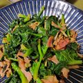 クックZLN3HE☆'s cooksnap of when they made 簡単！ちぢみほうれん草とベーコン.