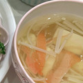ゆいまーるん's cooksnap of when they made 白だしで簡単。カニカマえのき豆腐のスープ.
