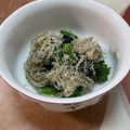 ヌーシ's cooksnap of when they made 菜の花ととろろこぶ.