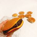 Majumaru's cooksnap of when they made どら焼き☆焼印付♪.