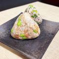 はちみつlove's cooksnap of when they made 枝豆と梅しらすおにぎり.