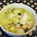 龍青空ママ's cooksnap of when they made 白菜・しめじ・ベーコンのあっさりスープ♬.
