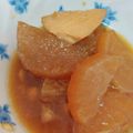 ちづミニー's cooksnap of when they made 圧力鍋で簡単☆ぶりのあら煮★(ぶり大根).