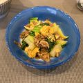 sanychang's cooksnap of when they made 牛肉とチンゲン菜のふわふわ卵炒め.