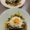 ピーナッツ子♪'s cooksnap of when they made 粉少なめ！長芋とキャベツのお好み焼き.