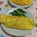 赤い電話's cooksnap of when they made 見た目も可愛く！ひき肉のチーズオムレツ.