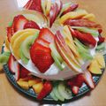 きこ33's cooksnap of when they made 誕生日ケーキ☆フルーツシフォンケーキ.
