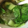 R2016's cooksnap of when they made チンゲン菜と春雨のスープ.