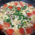 モコ次郎333's cooksnap of when they made 豆腐とトマトの卵入り中華スープ●生姜風味.