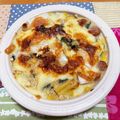 うに子's cooksnap of when they made お餅とほうれん草とさつま芋のグラタン♪.