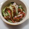 ぐでまる。's cooksnap of when they made もずくときゅうりポン酢あえ.