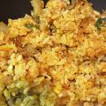 rururio's cooksnap of when they made 掴め！男の胃袋！絶品キムチ炒飯.