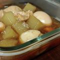 YuIRittsu's cooksnap of when they made ★☆圧力鍋で鶏肉と大根、茹で卵の煮物☆★.