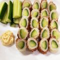 ママメイン！時々子供's cooksnap of when they made ちくわのきゅうり詰め☆裂けない裏ワザ….