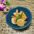 Laufen's cooksnap of when they made 里芋と大根とベーコンの煮物.