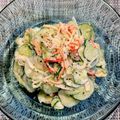 t0mt0mt0m's cooksnap of when they made 簡単！カニカマときゅうりのサラダ.