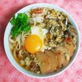 クック021E2T☆'s cooksnap of when they made かまぼこ入り玉子丼（木の葉丼？）.