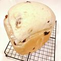 クックEBXFTK☆'s cooksnap of when they made ふわふわ♪ＨＢでレーズン　シナモン食パン.