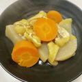 azbjbn's cooksnap of when they made オイスターソースで旨々★大根と人参の煮物.