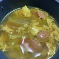 杙凪☆'s cooksnap of when they made セロリとレタスのカレースープ.