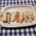 ﾁｲﾁｬﾝﾏﾏ's cooksnap of when they made 大根の鶏肉と紅生姜挟み焼き.