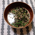 ﾁｲﾁｬﾝﾏﾏ's cooksnap of when they made ☆お湯を注ぐだけ！とろろ昆布のすまし汁♪.