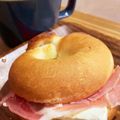 ☆あさ's cooksnap of when they made *｡☆生ハムのベーグルサンド*｡☆.
